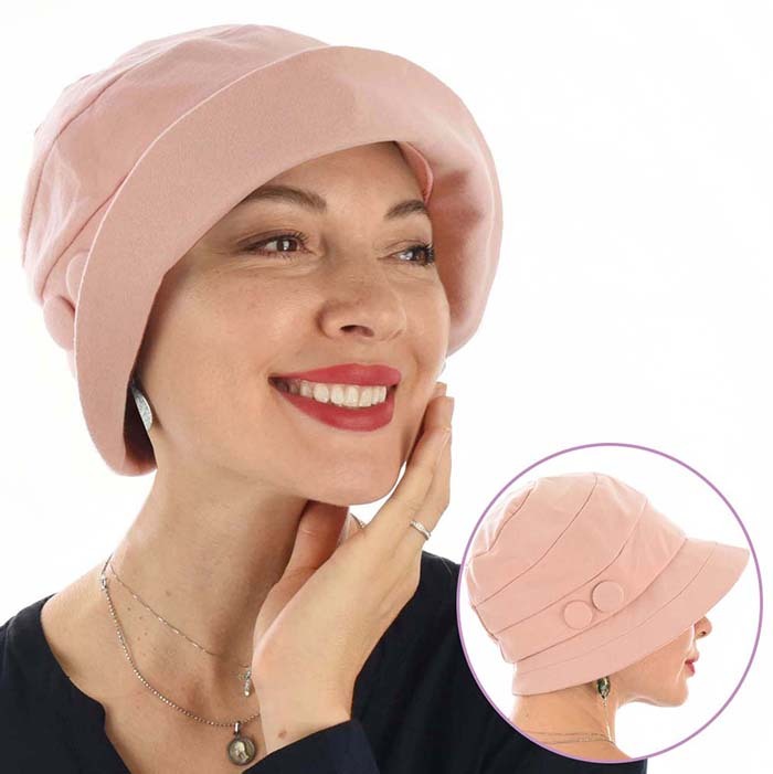 Cotton cloche hat deals