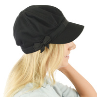 Jeanette Bakerboy Hat | Black