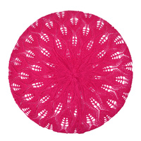 Lace Crochet Beret Peacock Knit Pattern