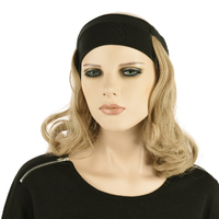 Chemo Halo Headband Hair Susan | Option 12 | Wavy |  Butter Blonde | Shoulder