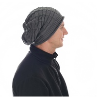 Rasta Extra Slouch Check Knit Unisex Beanie