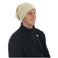 Dreadlock Super Slouch Rasta Unisex Beanie – Cream Beige