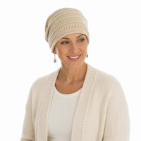 Ribbed Detail Slouch Knit Beanie