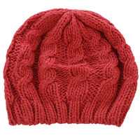 Cable Knit Twist Beanie
