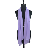 Evening Chiffon Scarf | Purple - Light Purple Lilac