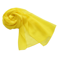 Evening Chiffon Scarf |  Yellow