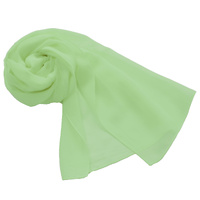 Evening Chiffon Scarf | Green - Honeydew Mint Green