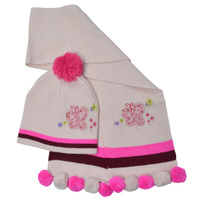 Girl Winter Butterfly Beanie Scarf Set 