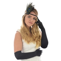 Peacock Feather Flapper Headband