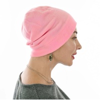 Cold Weather Sleep Cap | Blush Pink