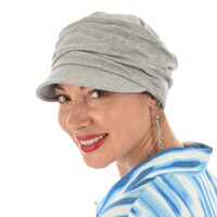 Cotton Ruched Cadet Hat