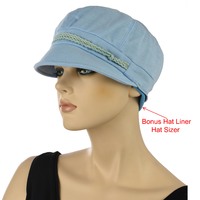 Shirley Newsboy Cap with Bonus Hat Liner