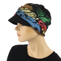 Newsboy Cap with Seamless Wrap Band
