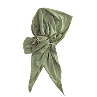 Stretch Chemo Slip-on Durag Head Wrap  | Olive Green