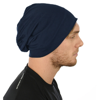 Jersey Cotton Slip-on Slouch Beanie 