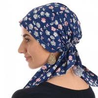 Cotton Floral Print Scarf Durag  | S/M | Option 10