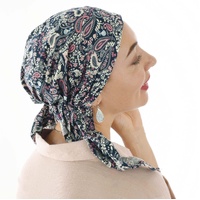 Cotton Floral Print Scarf Durag  | S/M | Option 15