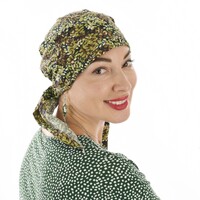 Cotton Floral Print Scarf Durag  | S/M | Option 16