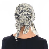 Cotton Floral Print Scarf Durag  | S/M | Option 2