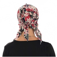 Cotton Floral Print Scarf Durag  | S/M | Option 22