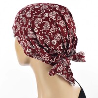 Cotton Floral Print Scarf Durag  | S/M | Option 3