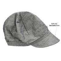 Deep Crown Newsboy Hat