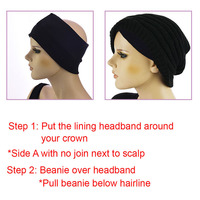 Ribbed Beanie with Cotton Lining Band