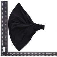 Multi-functional Cotton Headband Wrap | M/L | Black