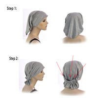 Multi-functional Cotton Headband Wrap | M/L | Light Grey