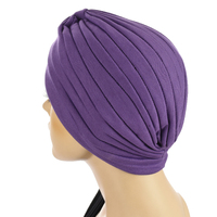 Jersey Classic Style Turban | Purple - Dark Purple Violet