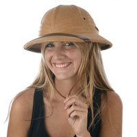 Safari Jungle Hard Pith Helmet Hat 