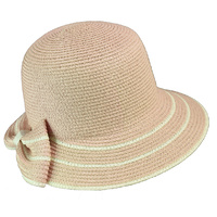 Big Bow Cloche Bucket Sun Hat 