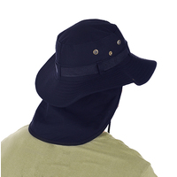 Cotton Legionnaire Fishing Hat | Blue - Navy Blue / Dark Blue