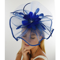 Melbourne Cup Fascinator  | Blue - Navy Blue / Dark Blue