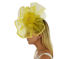 Melbourne Cup Fascinator  | Yellow