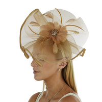 Melbourne Cup Fascinator  | Beige