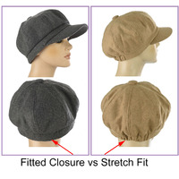 Slouch Felt Bakerboy Hat