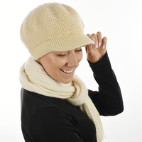 Angora Bakeryboy - Skull Style  | Beige - Cream Beige