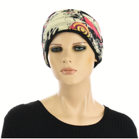 Black Premium Cotton Beanie with Seamless Headband | Option 2 | S/M