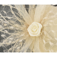 Mini Top Hat Fascinator | Cream