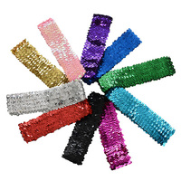 Wide Stretch Glitter Headband 