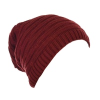 Double Striped Slouch Beanie