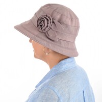 My Fair Lady Cloche Sun Hat | Purple - Dusty Lilac Purple
