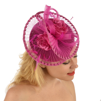 Hatinator - Brittany with Pleated Swirls and Roses