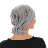Seamless Turban Headband Scarf | Light Grey