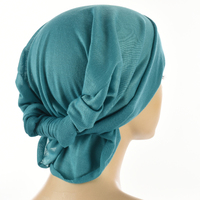 Seamless Turban Headband Scarf | Teal Green Blue