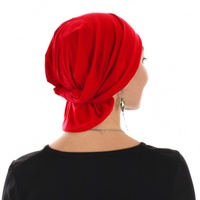 Seamless Turban Headband Scarf | Christmas Red