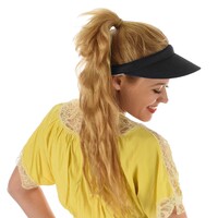 Slide-on Visor Hat | Black