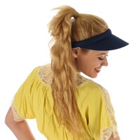 Slide-on Visor Hat | Blue - Navy Blue / Dark Blue