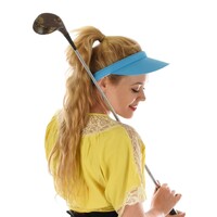 Slide-on Visor Hat | Blue - Sky Blue / Aqua Blue